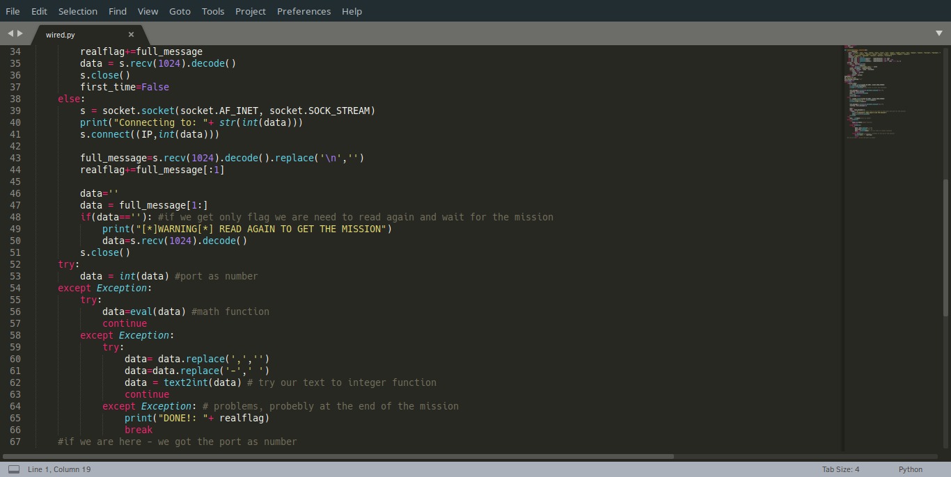 Second part of Code